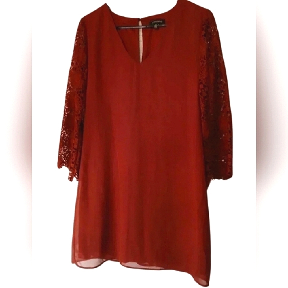 SIZE XS: Jodi Kristopher Lace Sleeve Dress